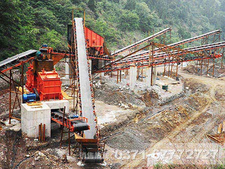 破碎石料的生產線都有什么設備組成？