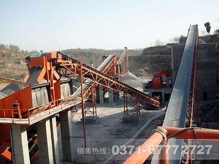 青石破碎生產(chǎn)線，全流程