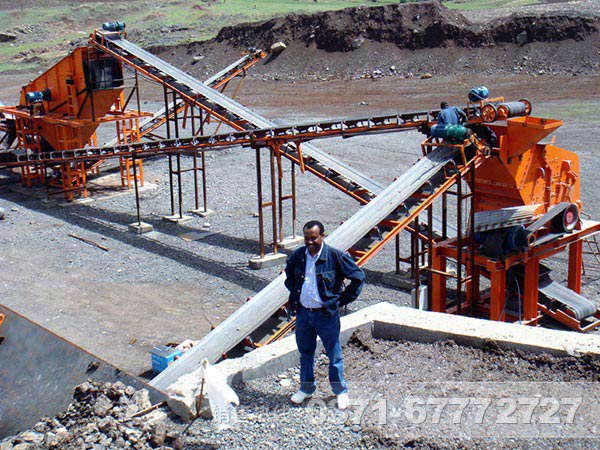 玄武巖破碎生產線 玄武巖破碎生產線