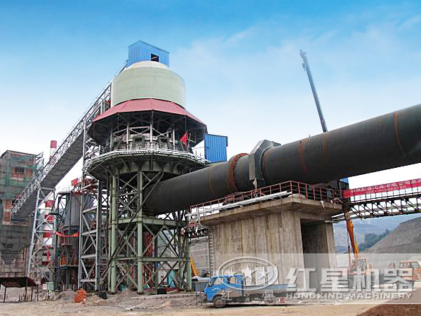 陶粒砂回轉窯安裝現場 陶粒砂回轉窯安裝現場