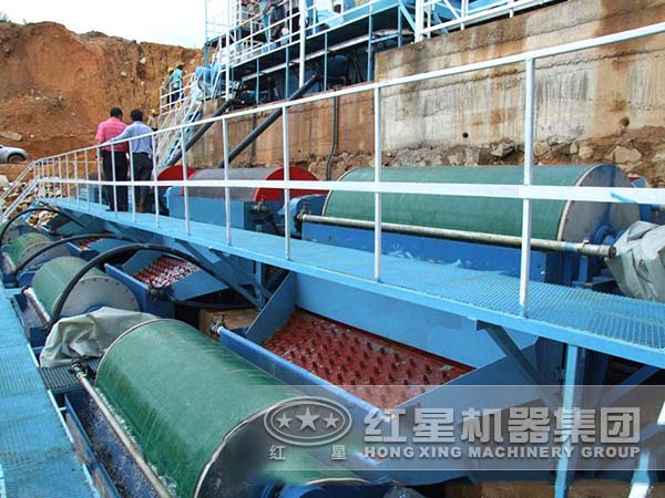 褐鐵礦選礦設備生產現場 褐鐵礦選礦設備生產現場