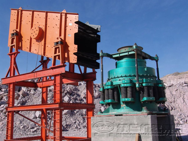 小型砂石破碎機生產現場 小型砂石破碎機生產現場