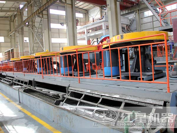 浮選機工作現場 浮選機工作現場