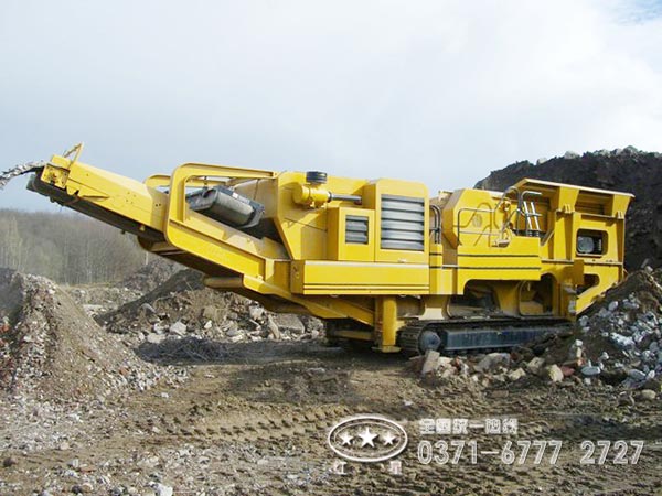 履帶式液壓驅動移動破碎站 履帶式液壓驅動移動破碎站