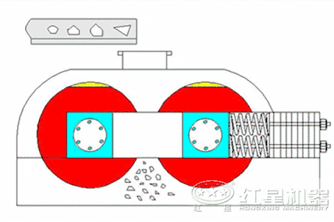 對輥煤炭破碎機原理圖 對輥煤炭破碎機原理圖