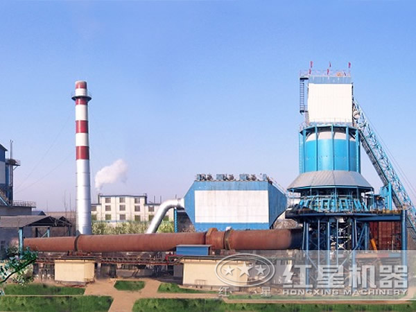 鎳還原回轉窯工作現場 鎳還原回轉窯工作現場