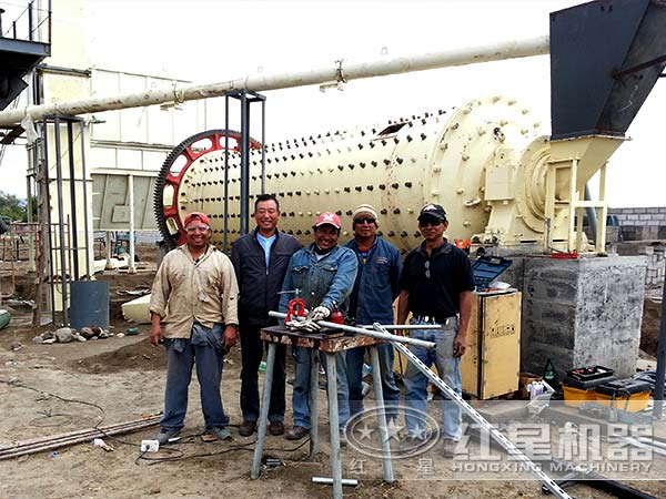 浮選生產線安裝現場圖 浮選生產線安裝現場圖