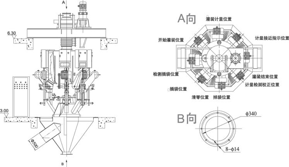 組合式選粉機(jī)結(jié)構(gòu)圖 組合式選粉機(jī)結(jié)構(gòu)圖