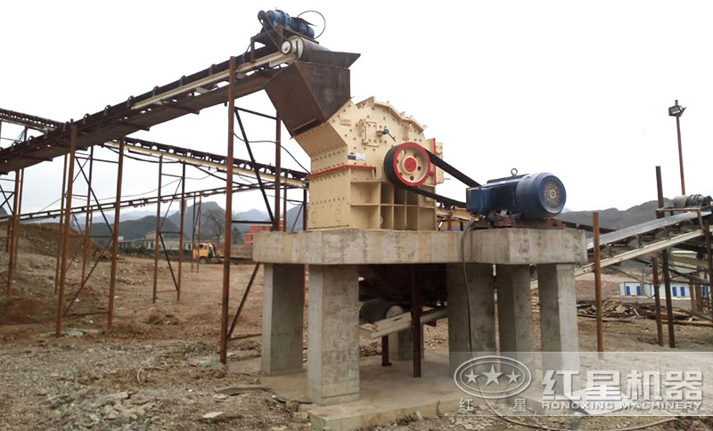 1414細碎機生產石子現場 1414細碎機生產石子現場