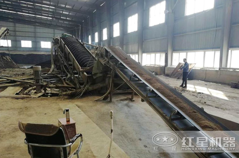 螺旋洗石機工作現場實拍圖 螺旋洗石機工作現場實拍圖