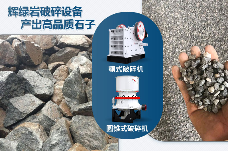 輝綠巖破碎可用的破碎機有哪些？價格多少？