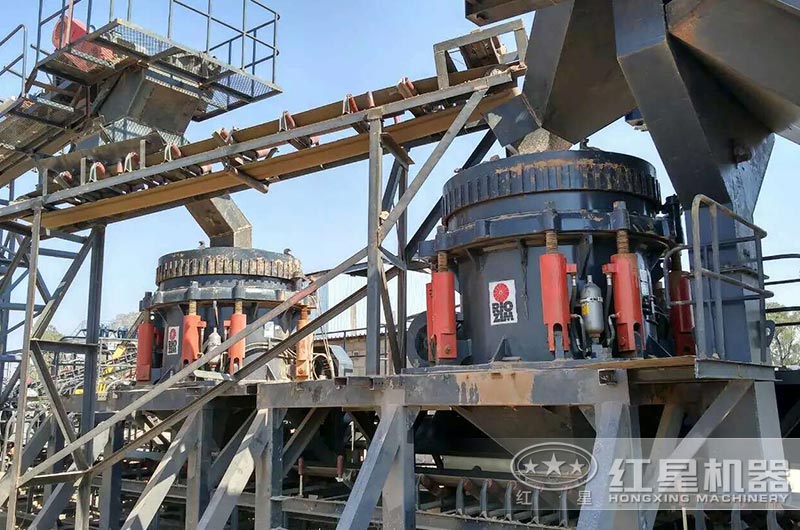 圓錐破安裝搭建現場圖 圓錐破安裝搭建現場圖