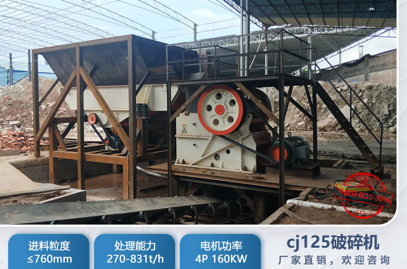 cj125破碎機是多大？參數及價格