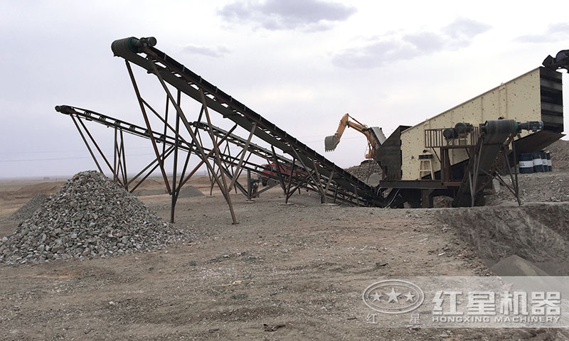 石子破碎現場 石子破碎現場