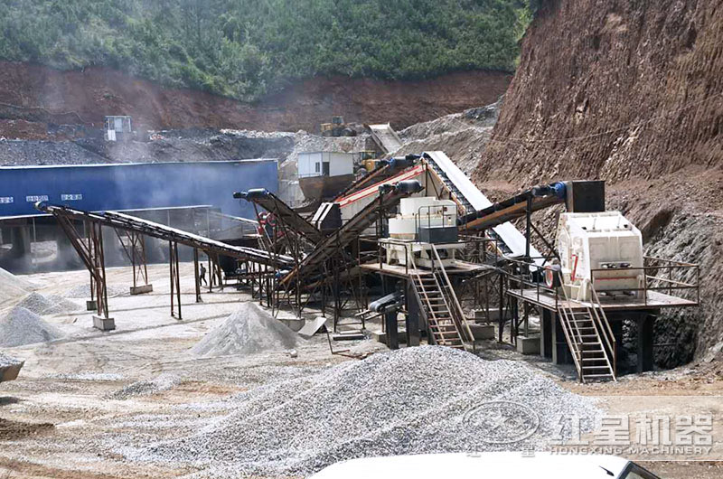 巖石制砂現場圖片 巖石制砂現場圖片