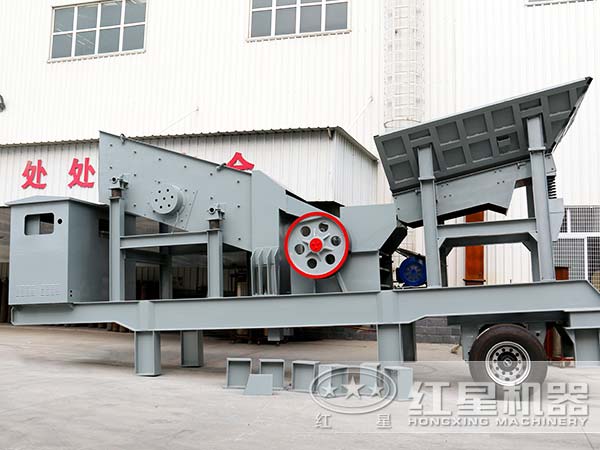 時產100-150噸的移動石子破碎機 時產100-150噸的移動石子破碎機