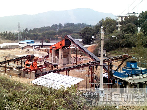 砂石生產線制砂現場 砂石生產線制砂現場