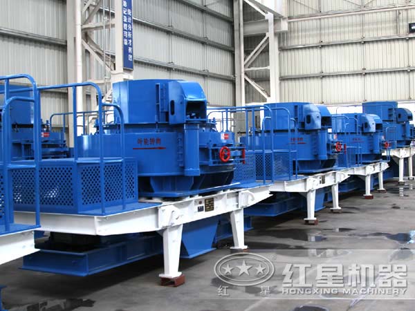 不同型號下的河卵石制沙機 不同型號下的河卵石制沙機