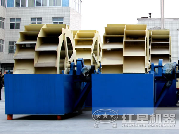 不同角度下的雙葉輪洗砂機 不同角度下的雙葉輪洗砂機