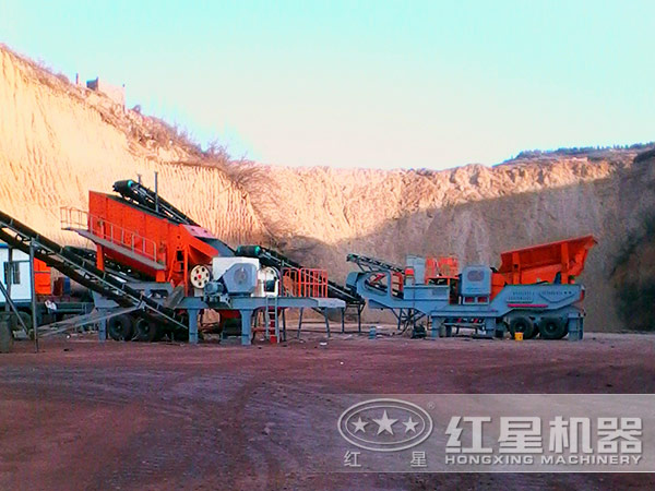 移動碎石機客戶現場 移動碎石機客戶現場