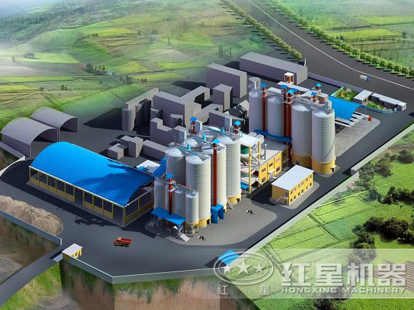 氧化鋅回轉(zhuǎn)窯生產(chǎn)線3D規(guī)劃圖 氧化鋅回轉(zhuǎn)窯生產(chǎn)線3D規(guī)劃圖