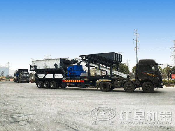 建筑垃圾粉碎機走貨現場 建筑垃圾粉碎機走貨現場