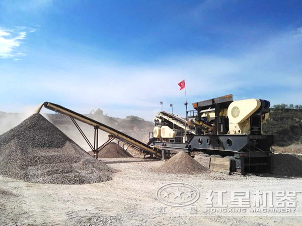 車載式移動制砂機作業客戶現場 車載式移動制砂機作業客戶現場