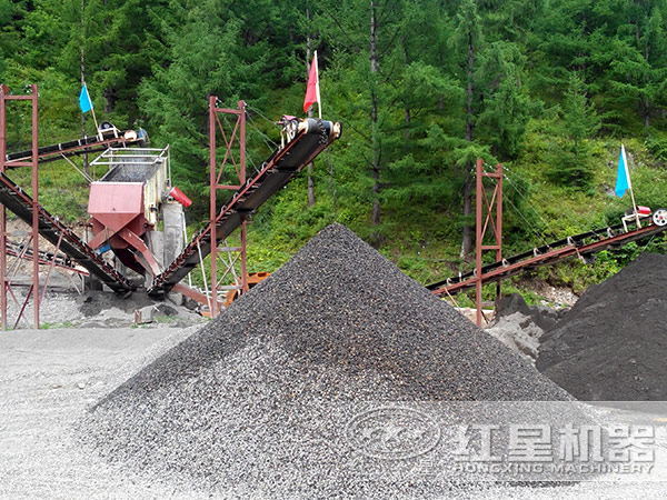 經(jīng)顎破機(jī)處理后的礫石效果呈現(xiàn) 經(jīng)顎破機(jī)處理后的礫石效果呈現(xiàn)