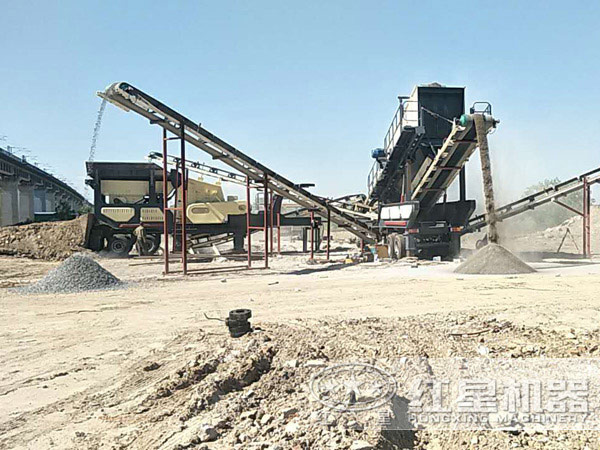 生產多規格成品的破碎現場 生產多規格成品的破碎現場