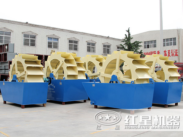 多種類型下的輪斗式洗砂機 多種類型下的輪斗式洗砂機