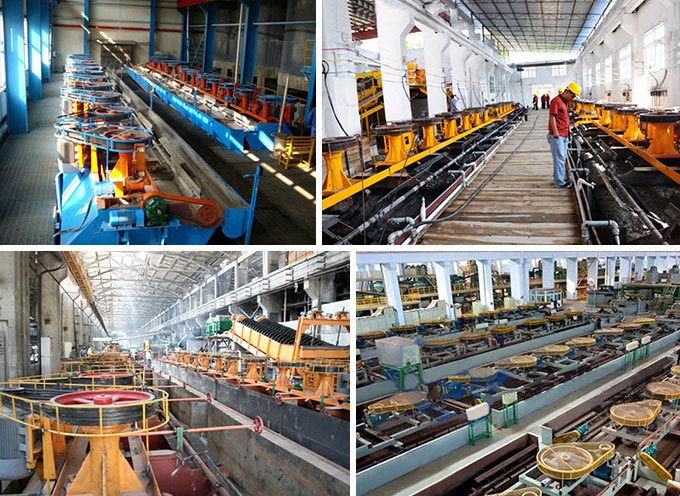 有色金屬浮選現場 有色金屬浮選現場