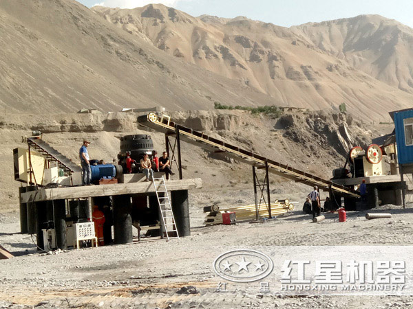 制砂生產線設備安裝現場 制砂生產線設備安裝現場