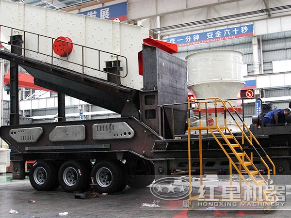 圓錐移動鵝卵石破石機 圓錐移動鵝卵石破石機