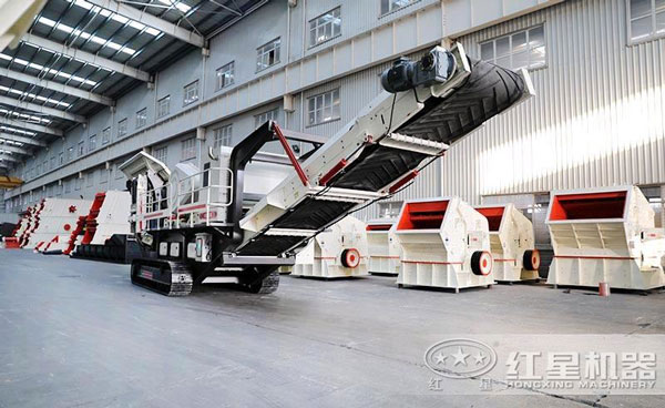 履帶式汽車移動磕石機 履帶式汽車移動磕石機