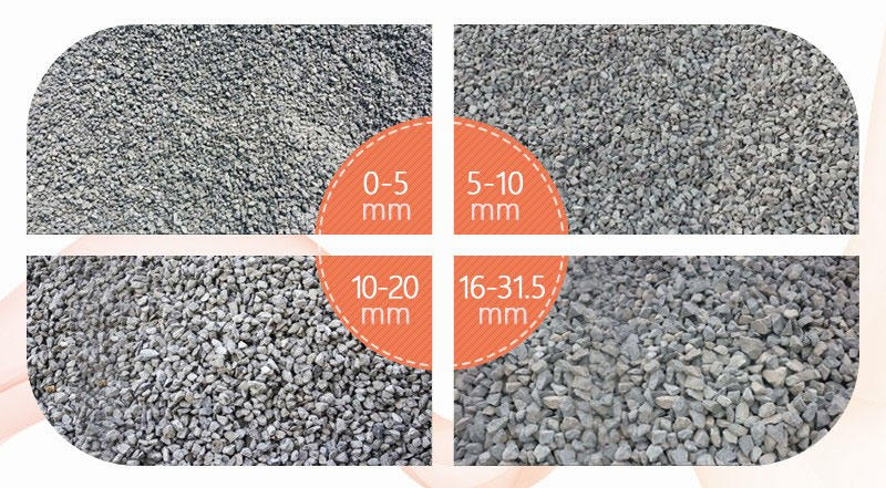 多種砂石骨料規格呈現 多種砂石骨料規格呈現