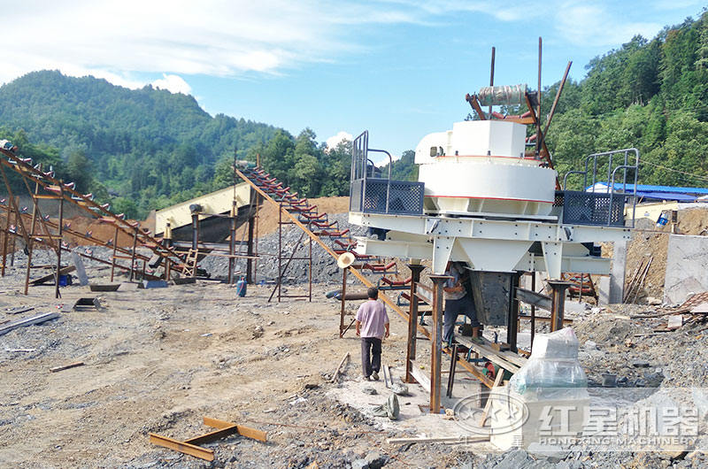 河卵石機(jī)制砂客戶現(xiàn)場 河卵石機(jī)制砂客戶現(xiàn)場