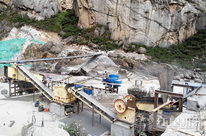 鵝卵石制砂客戶現場 鵝卵石制砂客戶現場