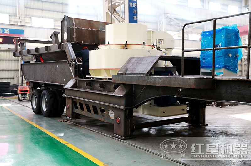 青石移動制沙機(jī)生產(chǎn)車間 青石移動制沙機(jī)生產(chǎn)車間