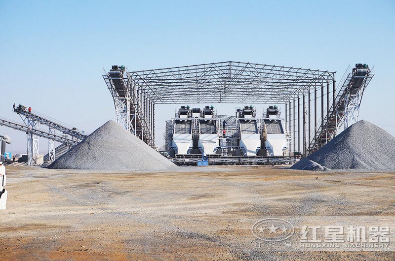 河北廊坊砂石生產現場 河北廊坊砂石生產現場