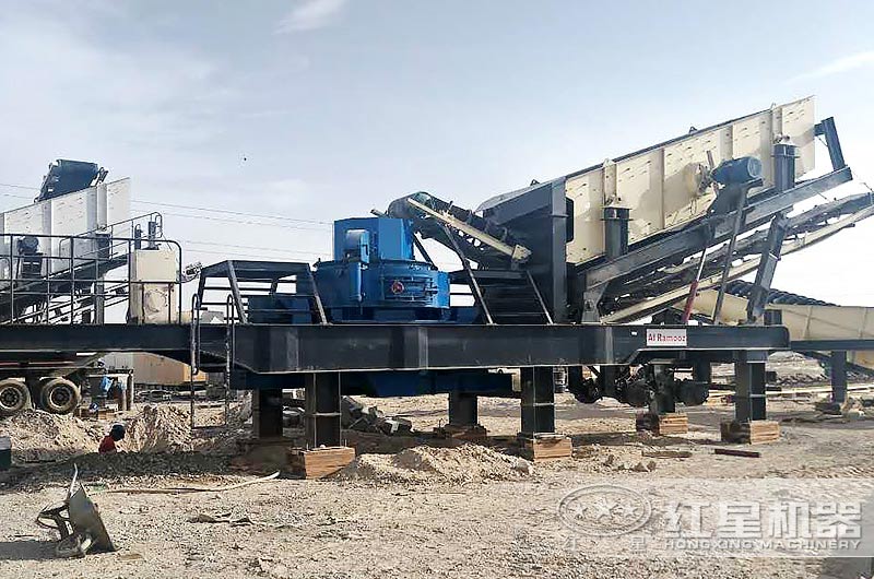 河北保定砂石廠客戶作業現場