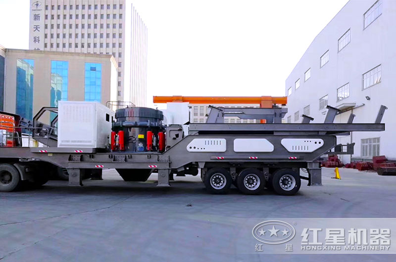 掛上車頭就走的圓錐車載碎石機 掛上車頭就走的圓錐車載碎石機