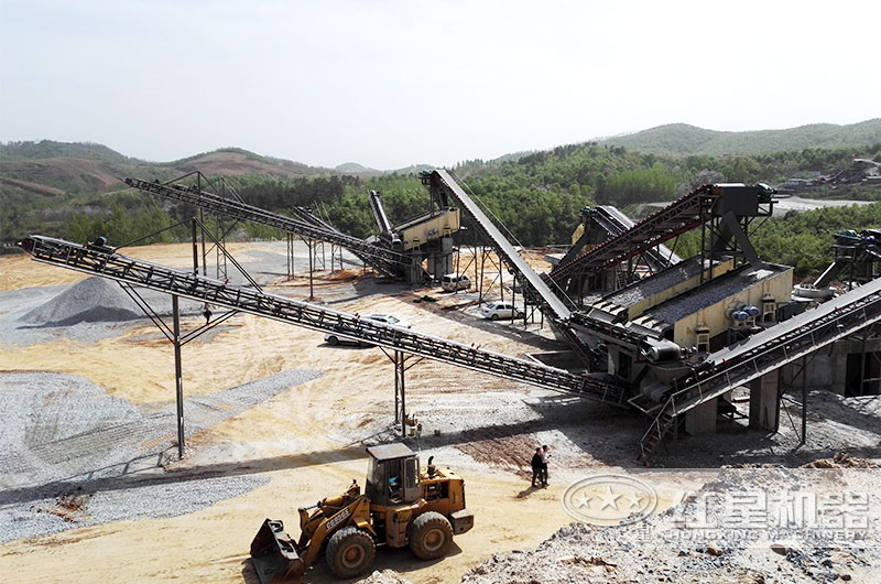 南陽時產800噸玄武巖破碎生產線三 南陽時產800噸玄武巖破碎生產線三