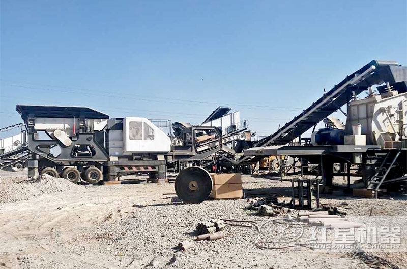 阿曼時產300t建筑垃圾移動破碎站一 阿曼時產300t建筑垃圾移動破碎站一