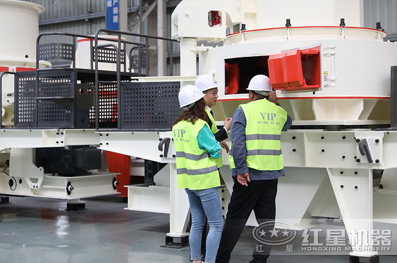 用戶來廠參觀沙場設備 用戶來廠參觀沙場設備