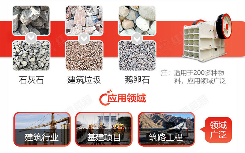 顎式破碎機應用領域 顎式破碎機應用領域