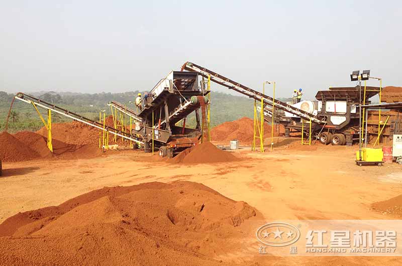 移動式制砂機生產現場圖片 移動式制砂機生產現場圖片