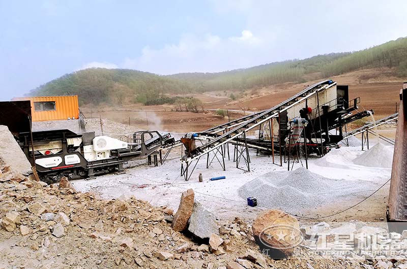 喜訊！時產(chǎn)40噸石灰石移動破生產(chǎn)線于陜西寶雞正式投產(chǎn)運(yùn)作