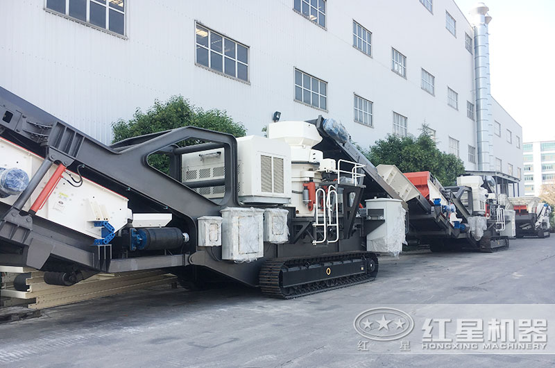 配置齊全的流動打石子機 配置齊全的流動打石子機