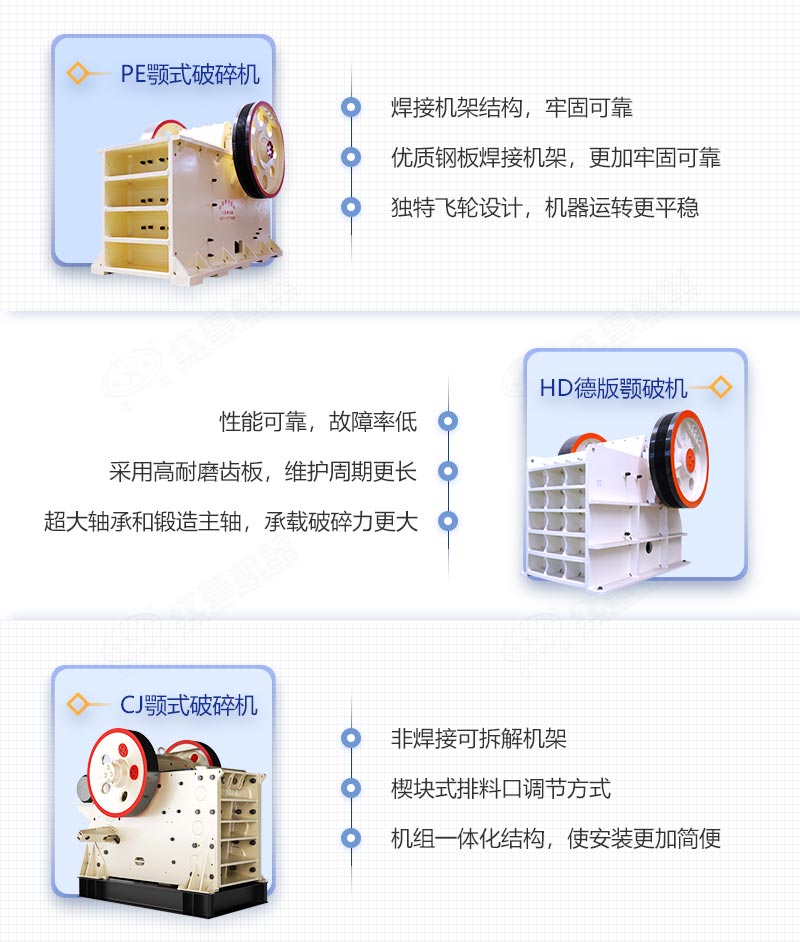 常用的顎式破碎機(jī)種類及優(yōu)勢(shì) 常用的顎式破碎機(jī)種類及優(yōu)勢(shì)