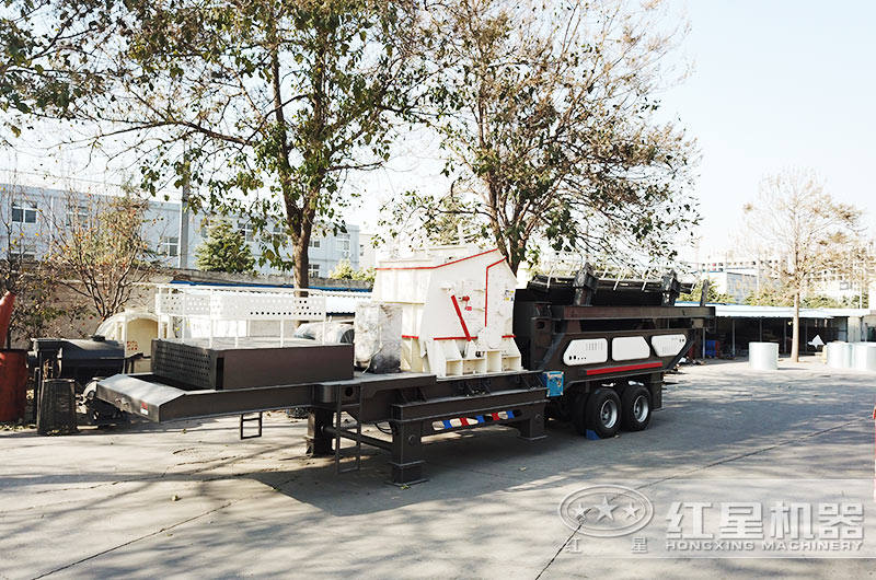 二合一中的移動反擊破碎機 二合一中的移動反擊破碎機